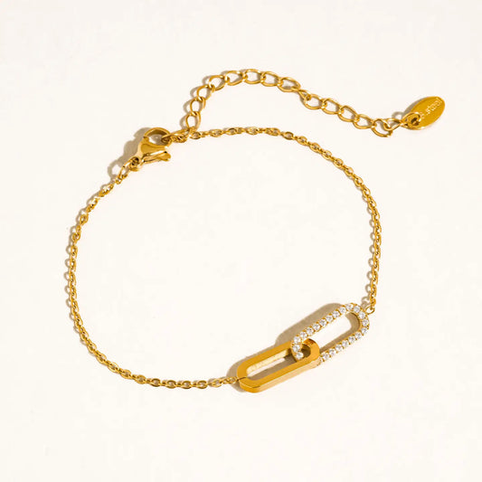 Esme 18K Gold Non-Tarnish Link Chain Bracelet