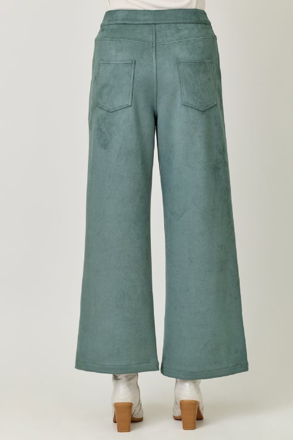 Suede Trouser