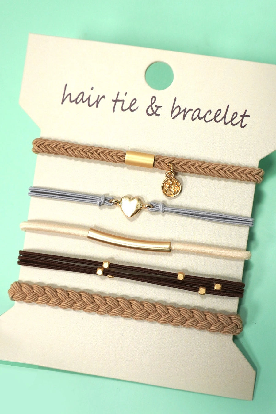 Boho Dual Function Knot Bracelet Hair Ties