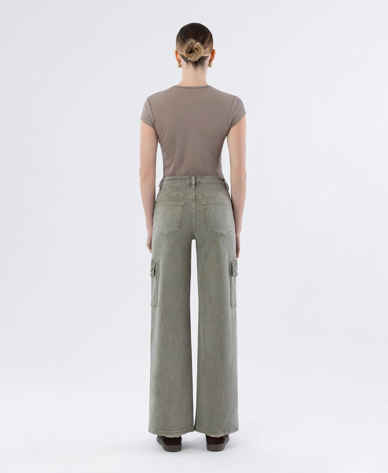 90's Super High Rise Loose Cargo Jeans