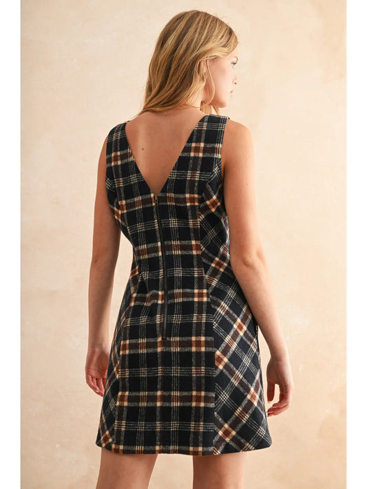 Plaid Pattern Dress