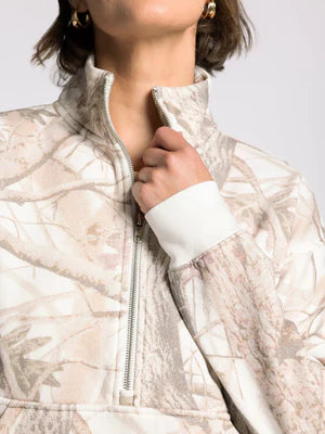 Savannah Camo Half Zip