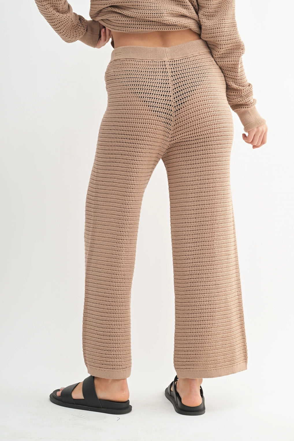 Breezy Crochet Wide-Leg Pants