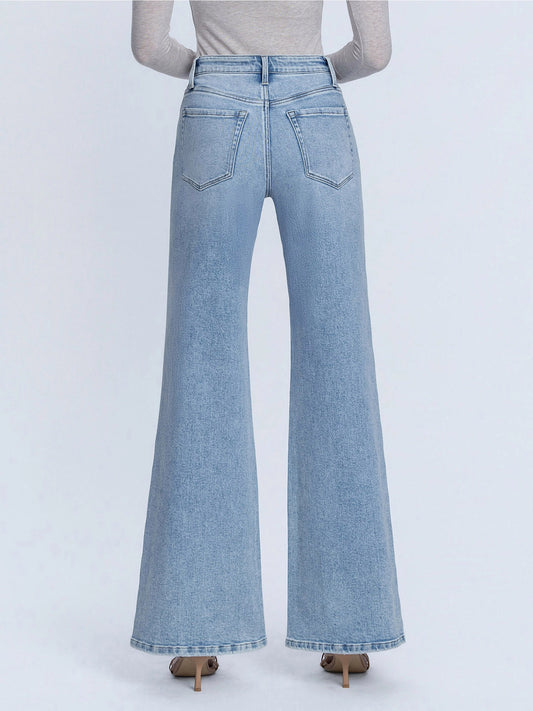 High Rise Light Wash Vintage Flare Jeans