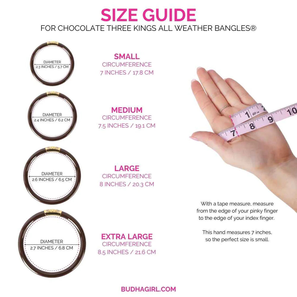 Chocolate Three Kings Bangles