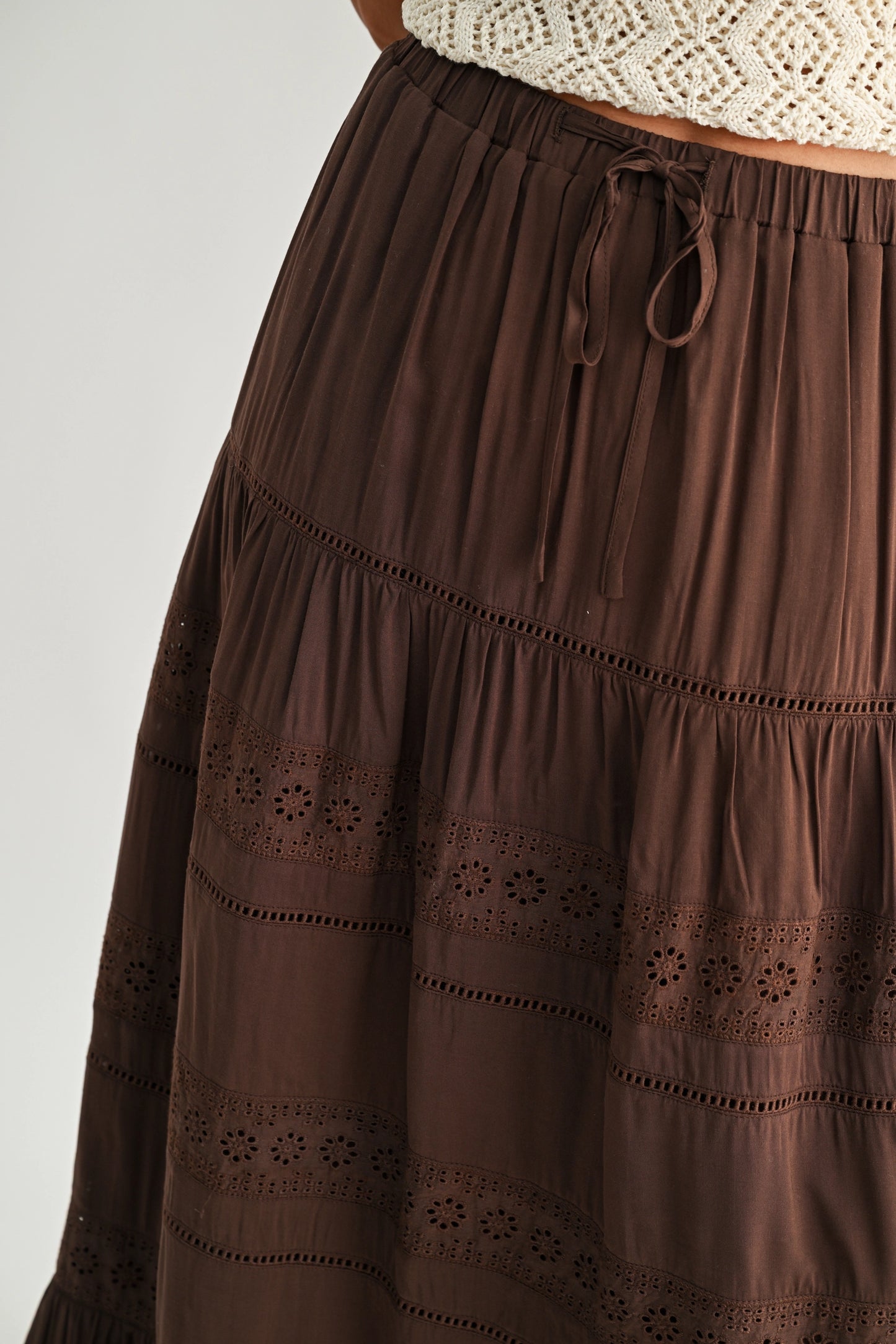 Boho Breeze Tiered Maxi Skirt