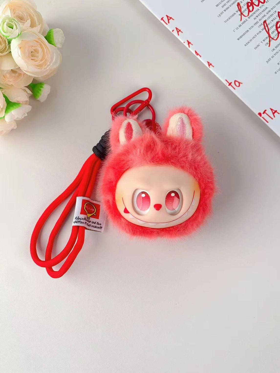 Labubu Cute Plush Keychain