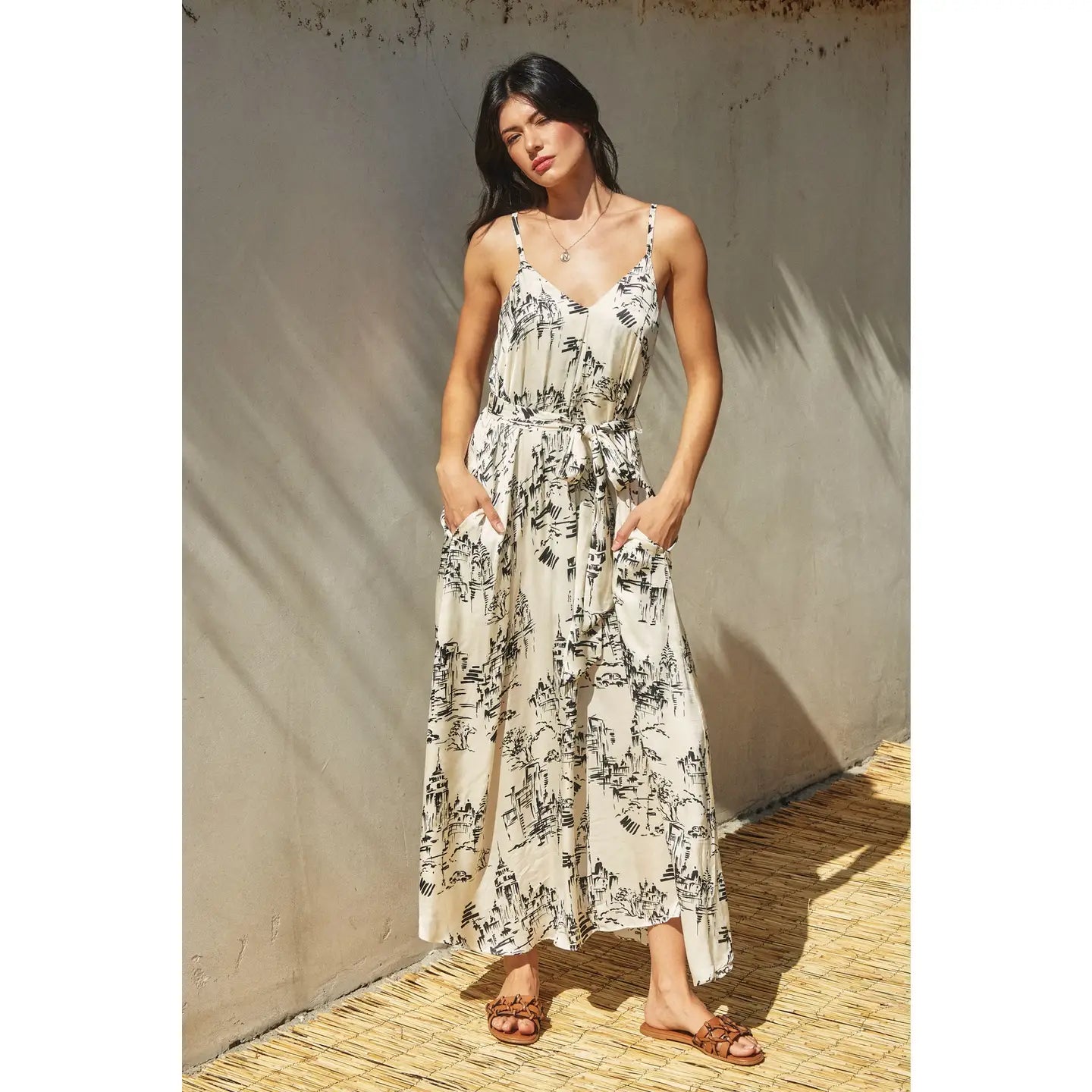 On A Cloud Extra Flared Maxi Dress