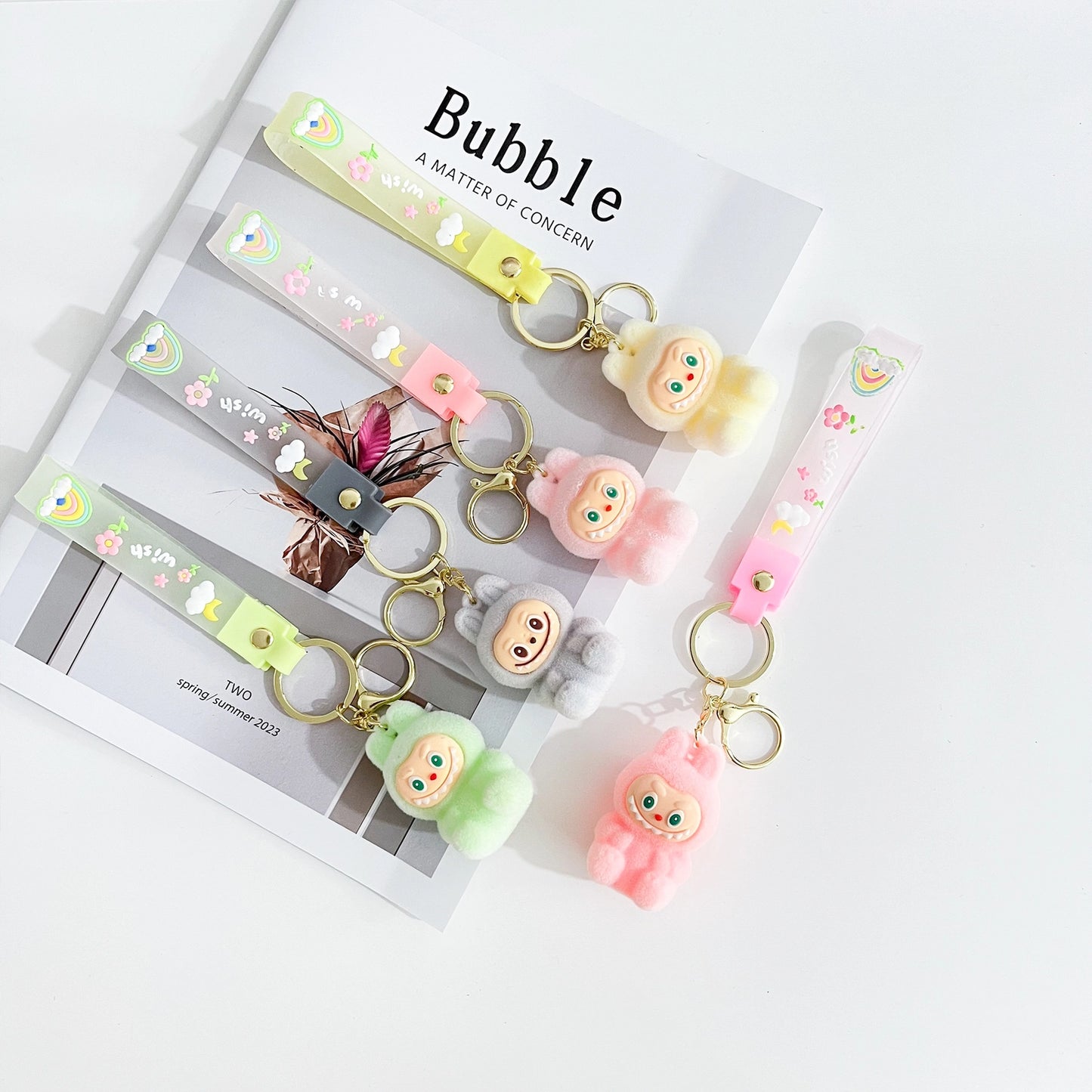 Labubu Hot-Selling Cute Plush Keychain