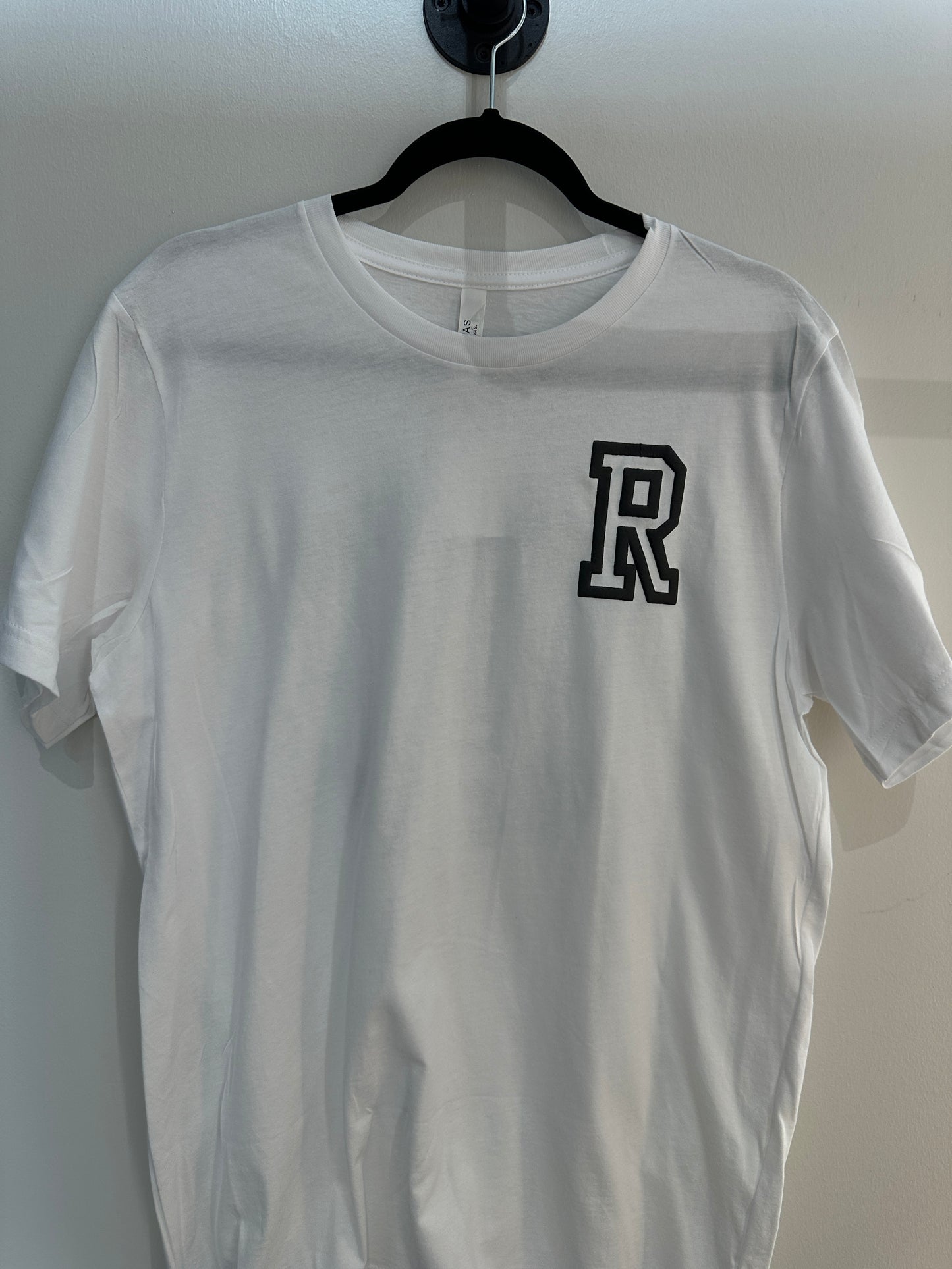 ROCHESTER ROCKETS Black on White Tee