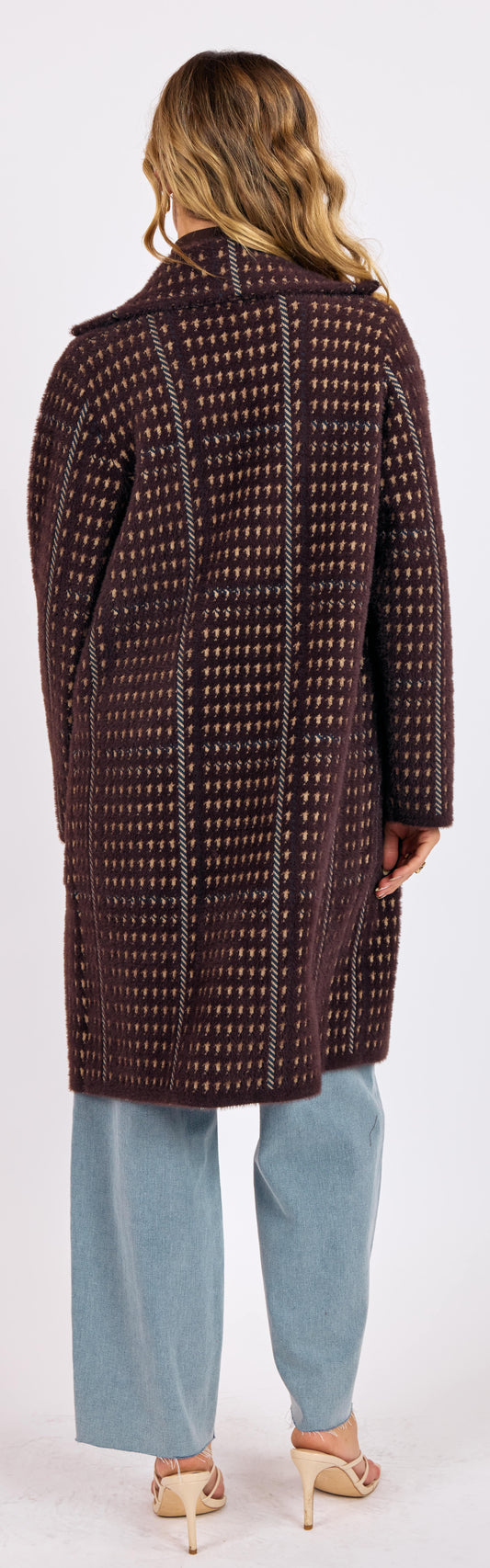 Marceau Houndstooth Coat