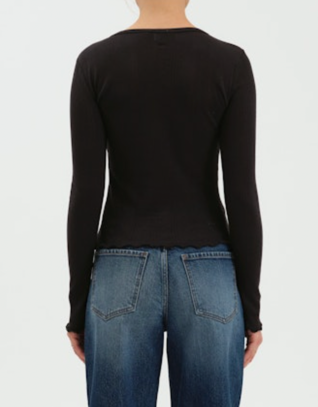 Everyday V/neck Henley Long sleeve