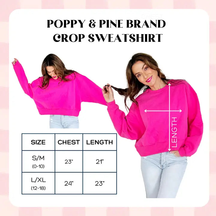 Good Things Teacher Edition Crop Sweatshirt