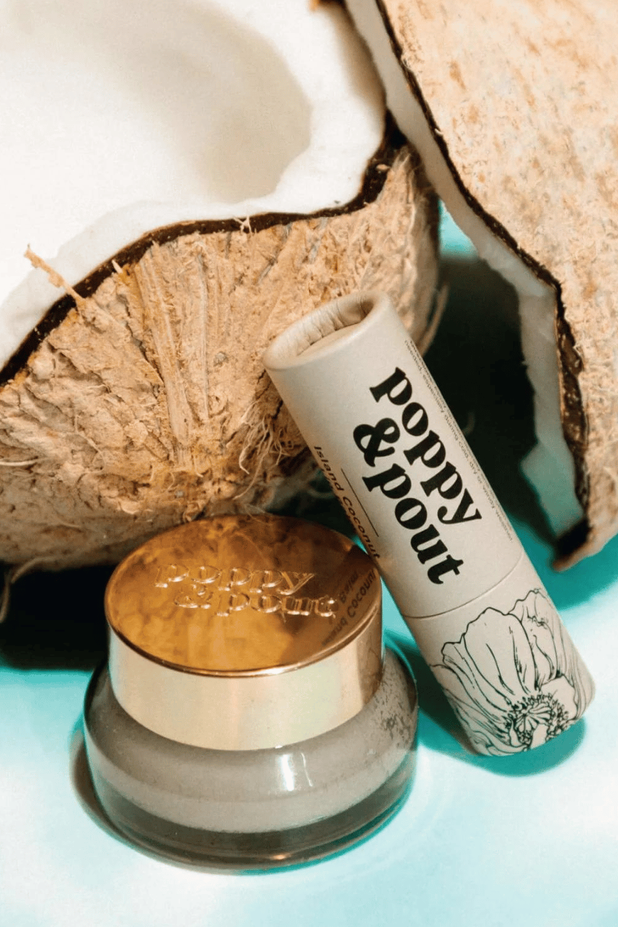 POPPY + POUT Island Coconut Lip Scrub