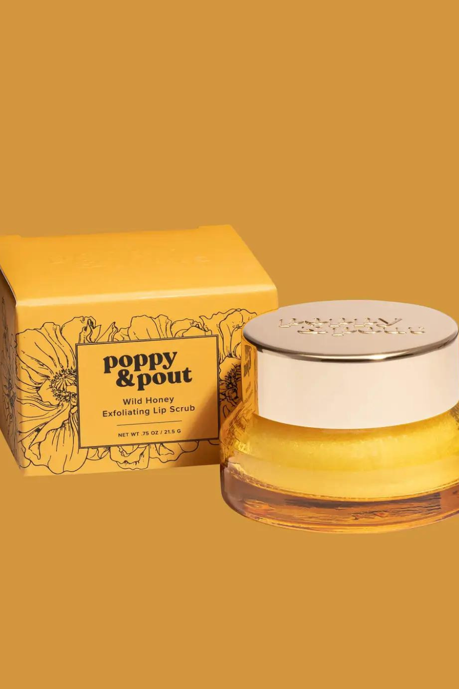POPPY + POUT Wild Honey Lip Scrub