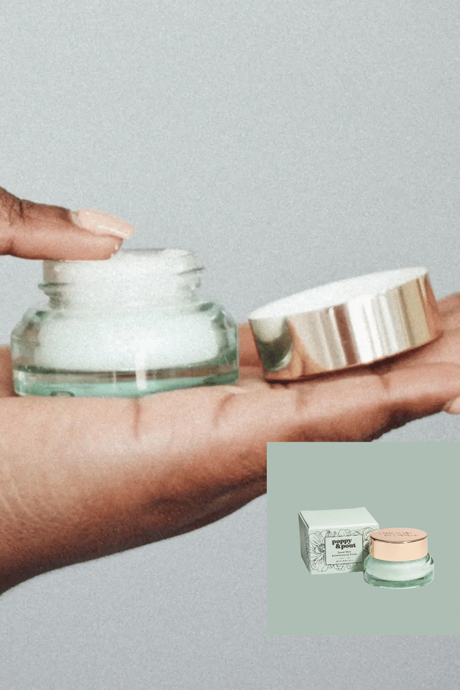 POPPY + POUT Sweet Mint Lip Scrub