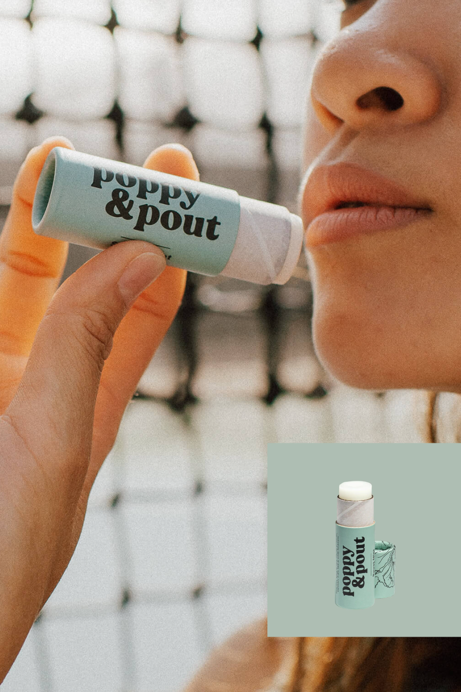 POPPY + POUT Sweet Mint Lip Balm