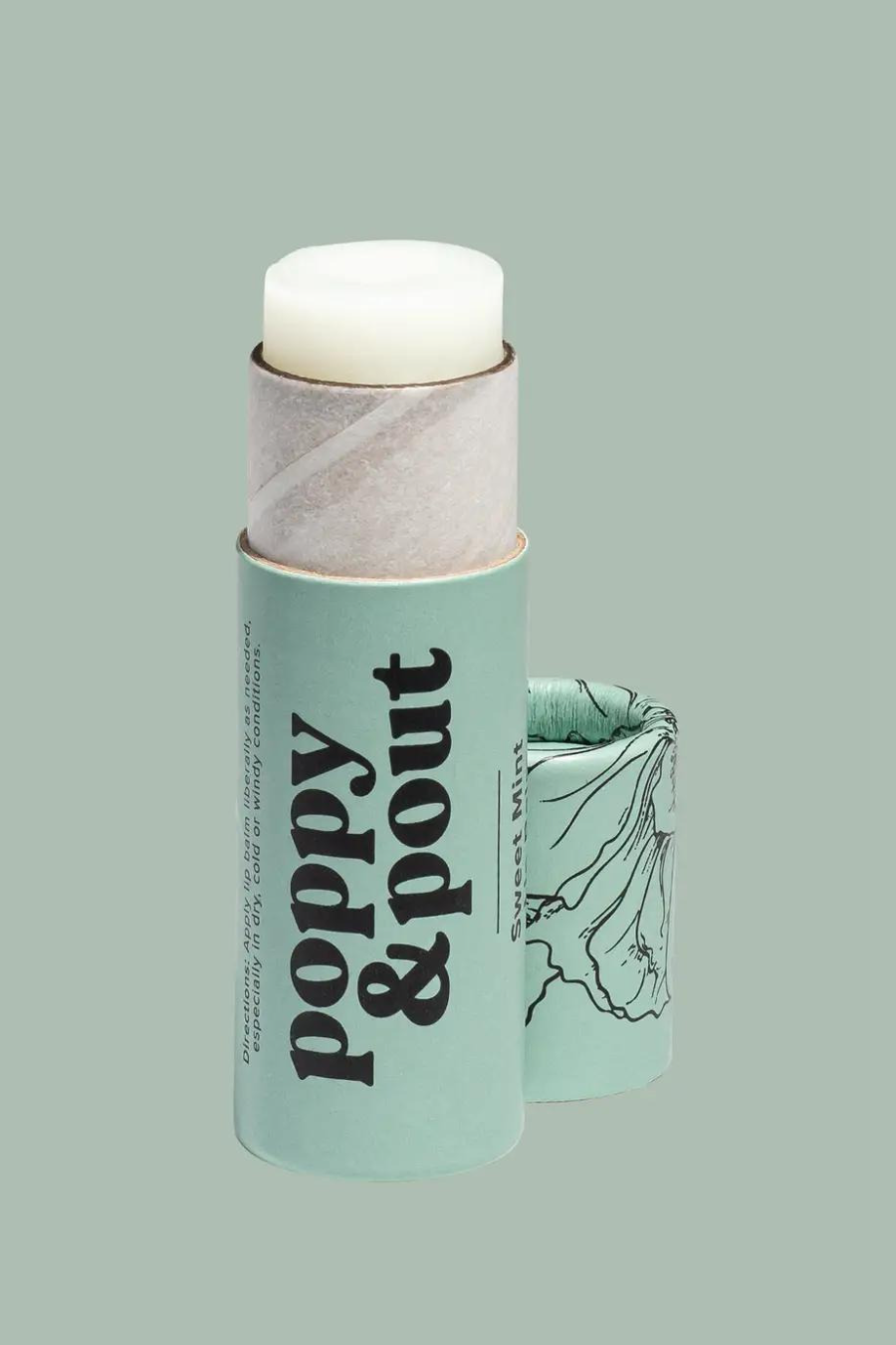 POPPY + POUT Sweet Mint Lip Balm