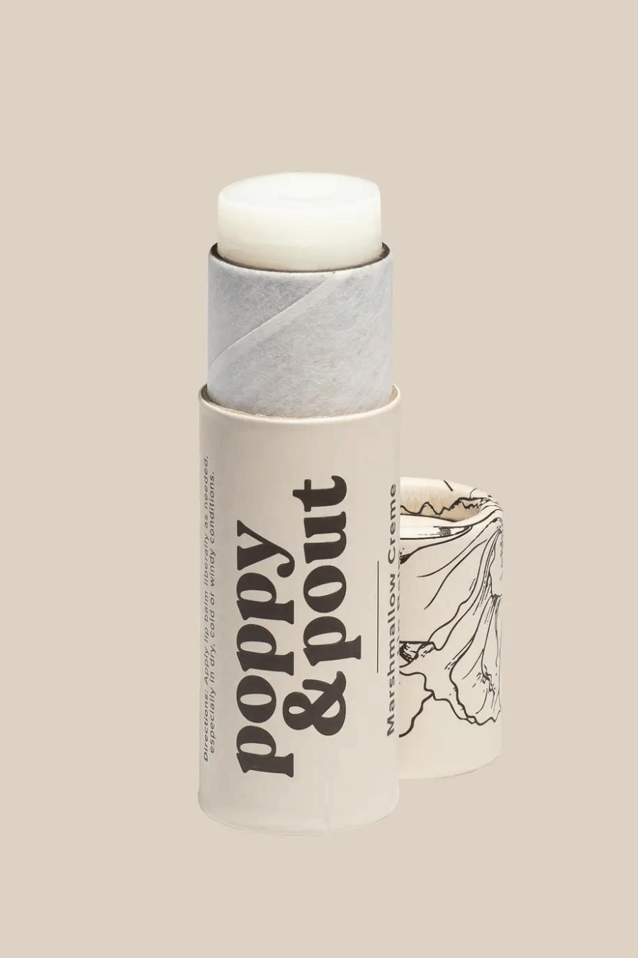 POPPY + POUT Marshmallow Creme Lip Balm