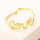 Gold Dipped Handwritten Love Ring