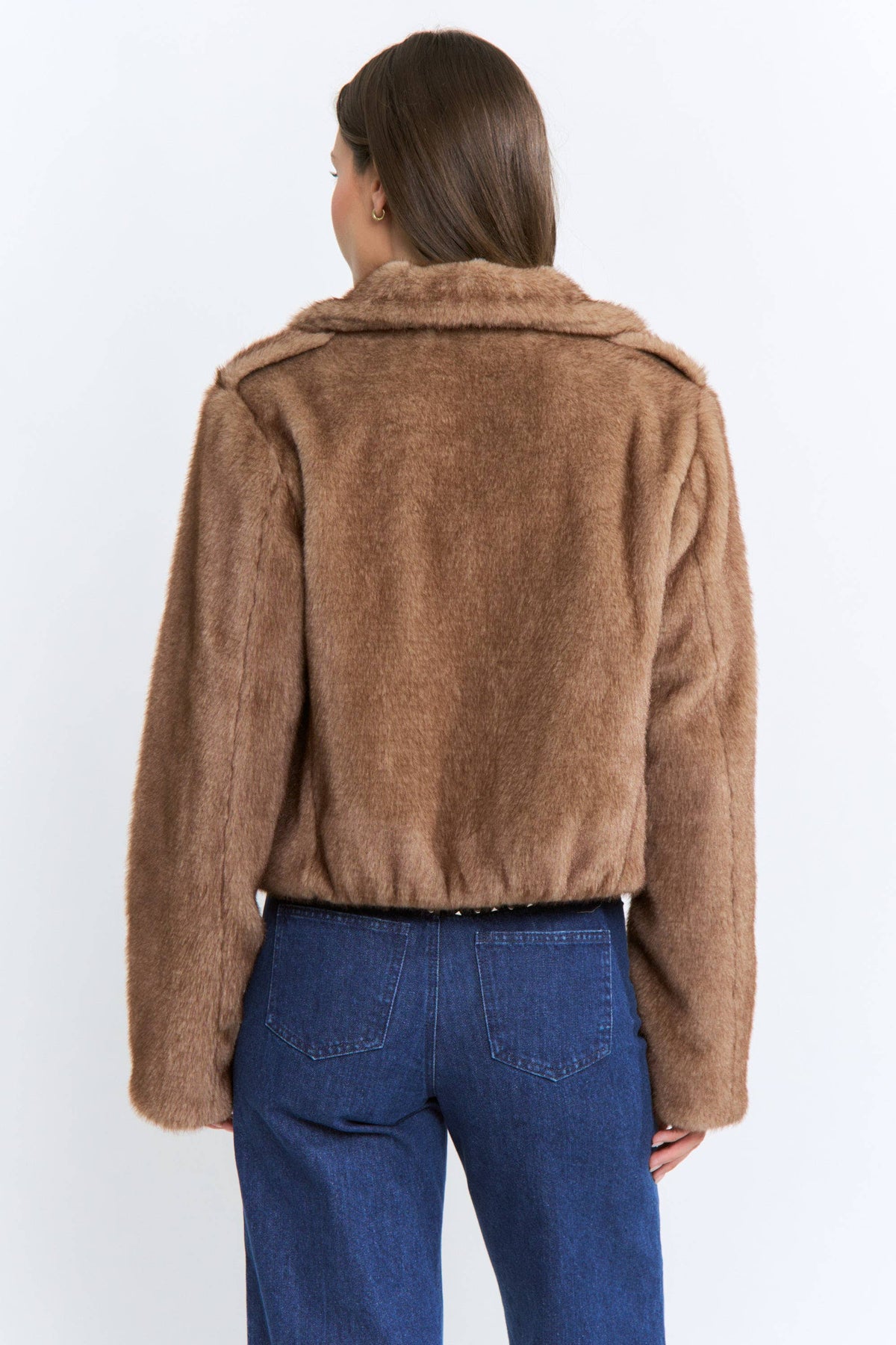 Faux Fur Cropped Jacket