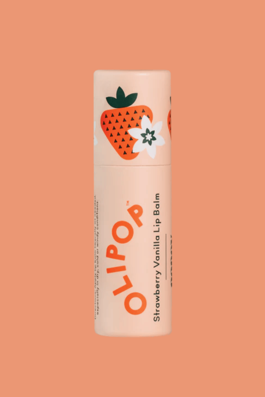 POPPY + POUT Olipop Strawberry Vanilla Lip Balm