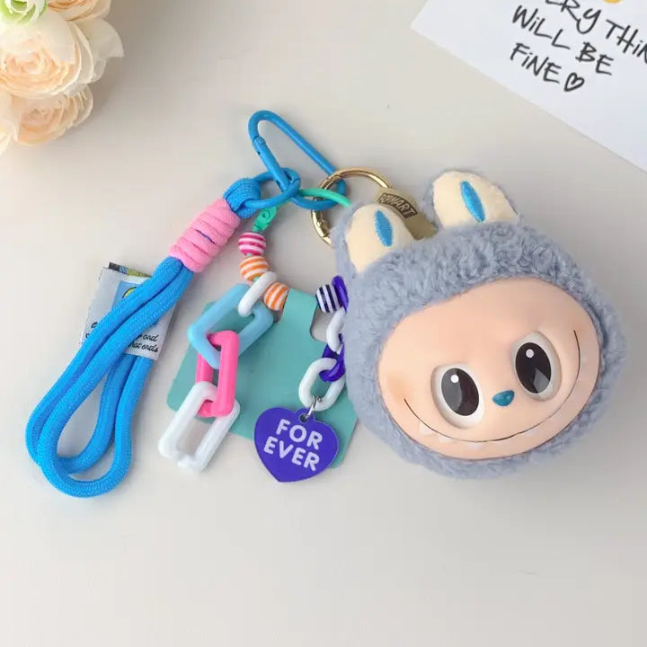 Labubu Plush Keychain