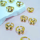 Balloon Bubble Monogram Initial Adjustable Ring