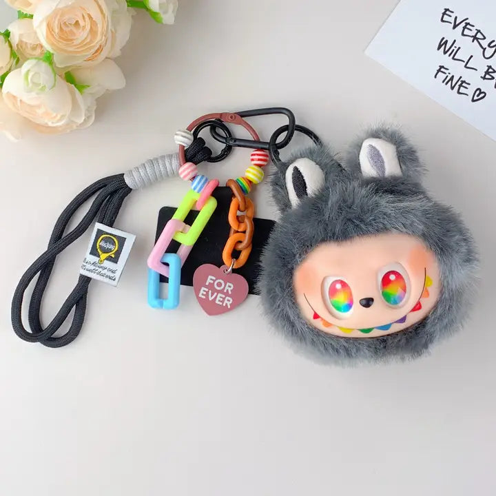 Labubu Plush Keychain