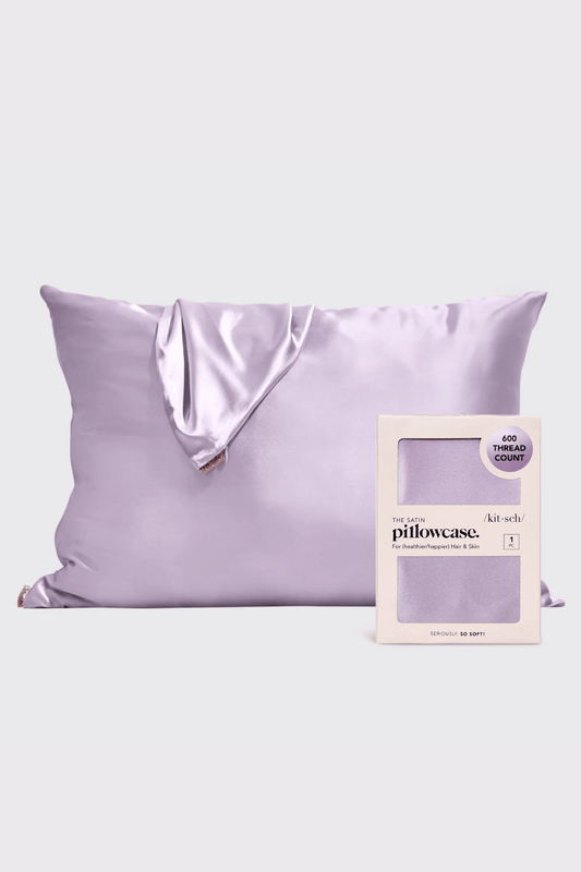 Standard Satin Pillowcase Lavender 1pc