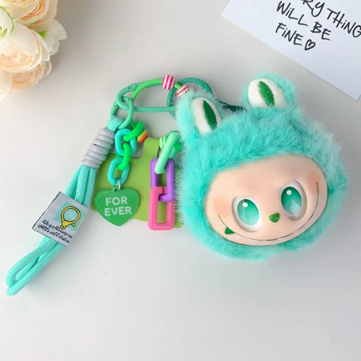 Labubu Plush Keychain
