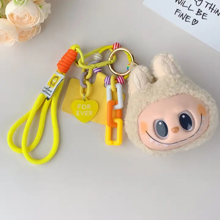 Labubu Plush Keychain