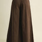High-Waist Pleated Yoke Palazzo Pant