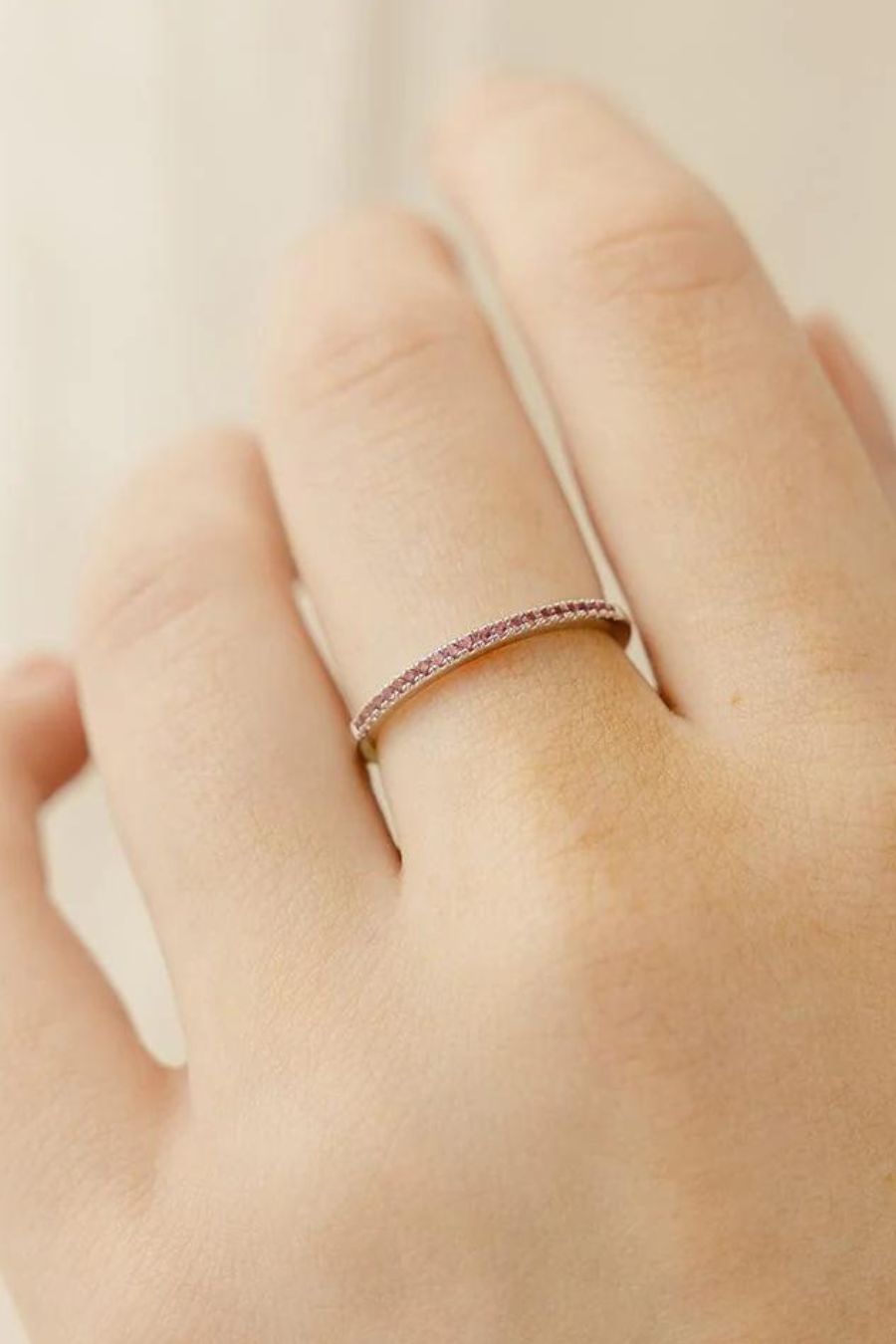 Made by Mary October Birthstone Stacking Ring
