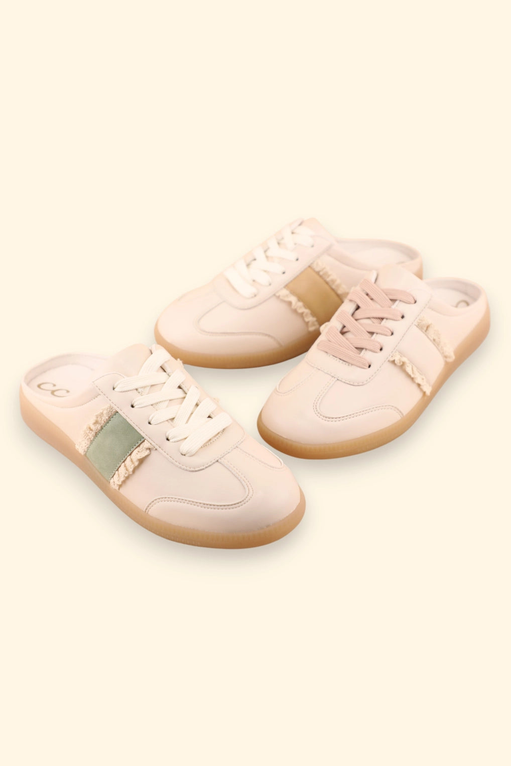 Oliver Lace Detailed Low-Top Slip On Mule Sneaker