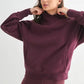 Heartline Fleece Mock Neck Sweater
