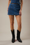 Low Waist Denim Skirt