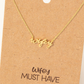 Wifey Script Pendant Necklace