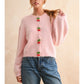 Chaerry Button Front Soft Cardigan