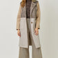 Color Blocked Long Coat