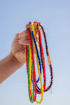 colored beaded necklace