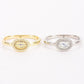 Oval Crystal-Encrusted Cuff Watch