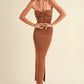 Lurexed Twist Knitted Dress