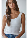 Seamless Scoop Neck Sleeveless Top