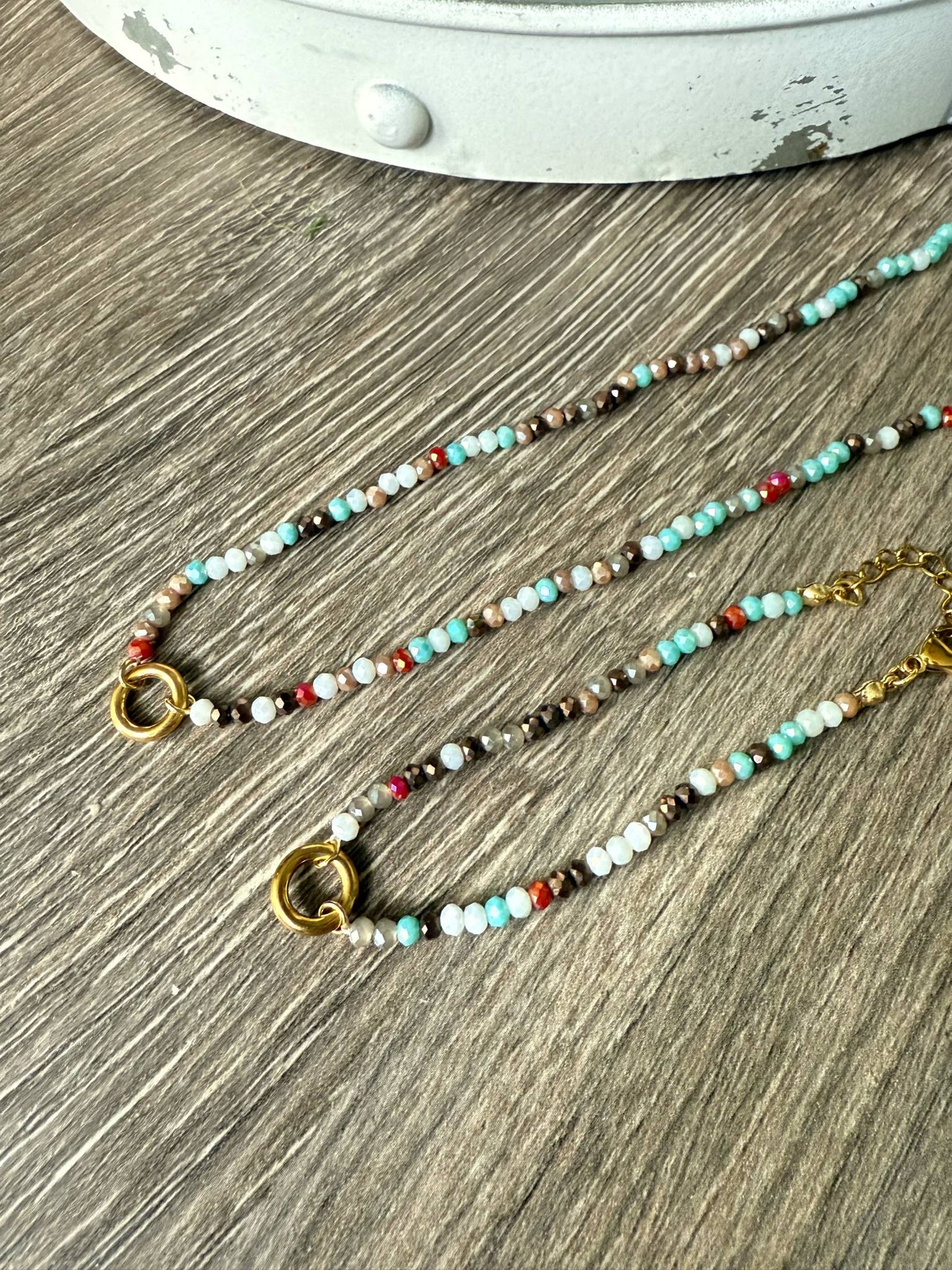 Turquoise Baha Babes Necklace