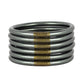 Graphite Bangles (Serenity Prayer) - Set of 6