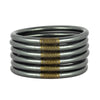 Graphite Bangles (Serenity Prayer) - Set of 6
