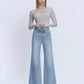 High Rise Light Wash Vintage Flare Jeans