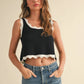 Scallop Ended Knitted Top