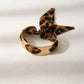 Leopard Print Scarf Bangle Bracelet